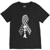 fallen soldier ribbon never forget military V-Neck Tee