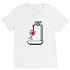 wine V-Neck Tee