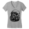 apace invader Women's V-Neck T-Shirt
