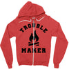 Trouble Maker Zipper Hoodie