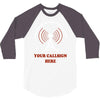 amateur ham radio callsign antenna 3/4 Sleeve Shirt