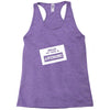 my name is awesome Racerback Tank