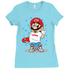 respect line Ladies Fitted T-Shirt
