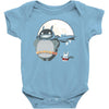 totoro super hero Baby Onesie