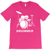 drummer drum kit indie rock music T-Shirt