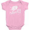 sea turtle cat Baby Bodysuit