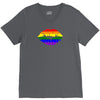 lips  rainbow lgbt gay culture V-Neck Tee