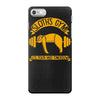sloths gym   train hard tomorrow iPhone 7 Case