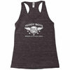teddy boy homage Racerback Tank