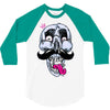 king of mustache 3/4 Sleeve Shirt