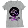 galaxy sos Ladies Fitted T-Shirt