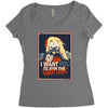 yo joe Women's Triblend Scoop T-shirt