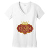 charm school Women's V-Neck T-Shirt