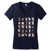 dabbing animals Women's V-Neck T-Shirt