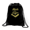 made to suffer Drawstring Bags