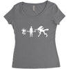 alien arith metic Women's Triblend Scoop T-shirt