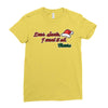 dear santa, i want it all Ladies Fitted T-Shirt