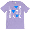 live love rave edm music house electro T-Shirt