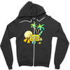 summer beach Zipper Hoodie