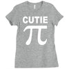 cutie pi t shirt medium funny nerdy geeky math sex humor cute awesome Ladies Fitted T-Shirt