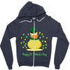 DABBİNG LEPRECHAUN Zipper Hoodie