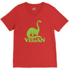 vegan dinosaur best trending V-Neck Tee