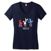 4th of July Women's V-Neck T-Shirt