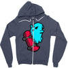 radical ghost Zipper Hoodie