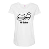 Hi Babe Maternity Scoop Neck T-shirt