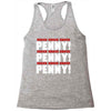bbt knock knock penny Racerback Tank