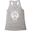 fenrir wolf motif Racerback Tank