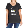 Sister Saurus Ladies Curvy T-Shirt