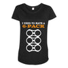 men's i used to have a 6 pack funny beer gut Maternity Scoop Neck T-shirt