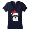 schnauzer dog Women's V-Neck T-Shirt