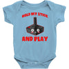 gaming hold and play Baby Bodysuit