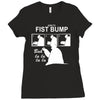 big hero 6 baymax tee fist bump balalala walt disney animation Ladies Fitted T-Shirt