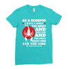 as a scorpio i have 3 sides Ladies Fitted T-Shirt