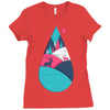 tear Ladies Fitted T-Shirt