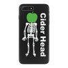 ciderhead cider drinking skeleton and apple iPhone 7 Plus Case