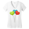 ballon color full Women's V-Neck T-Shirt