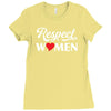 Respect Women Ladies Fitted T-Shirt