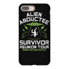 alien abductee survivor tour ufo nerd geek comic funny iPhone 8 Plus