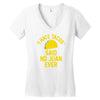 i hate tacos said no juan funny Women's V-Neck T-Shirt