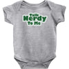 talk nerdy to me Baby Onesie
