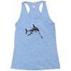 sharks with frickin laser beams t shirt soft funny austin powers tee d Racerback Tank