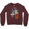 volcano head Crewneck Sweatshirt