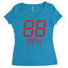 back to the future movie inspired tshirt Women's Triblend Scoop T-shirt