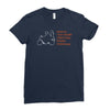 couple biker Ladies Fitted T-Shirt
