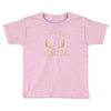 i'd rather be hunting deer antlers ammo hunt gear merica cool Toddler T-shirt