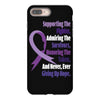 supporting the fighter, admiring the survivors, honoring the taken iPhone 8 Plus Case
